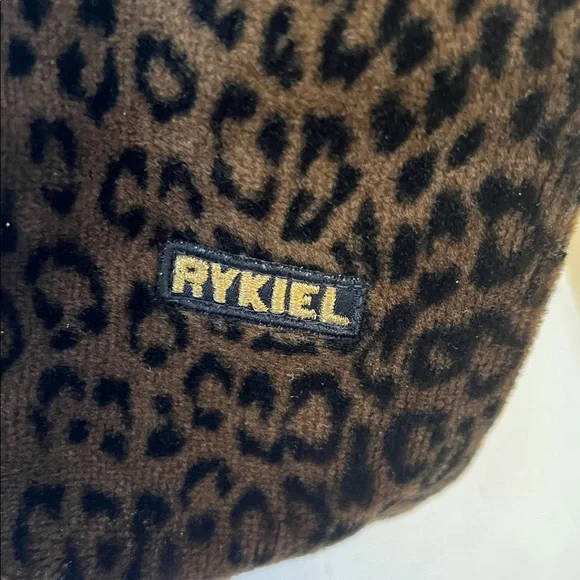 Vintage Sonia Rykiel Leopard Print Faux Fur Muffler - Picture 2 of 3